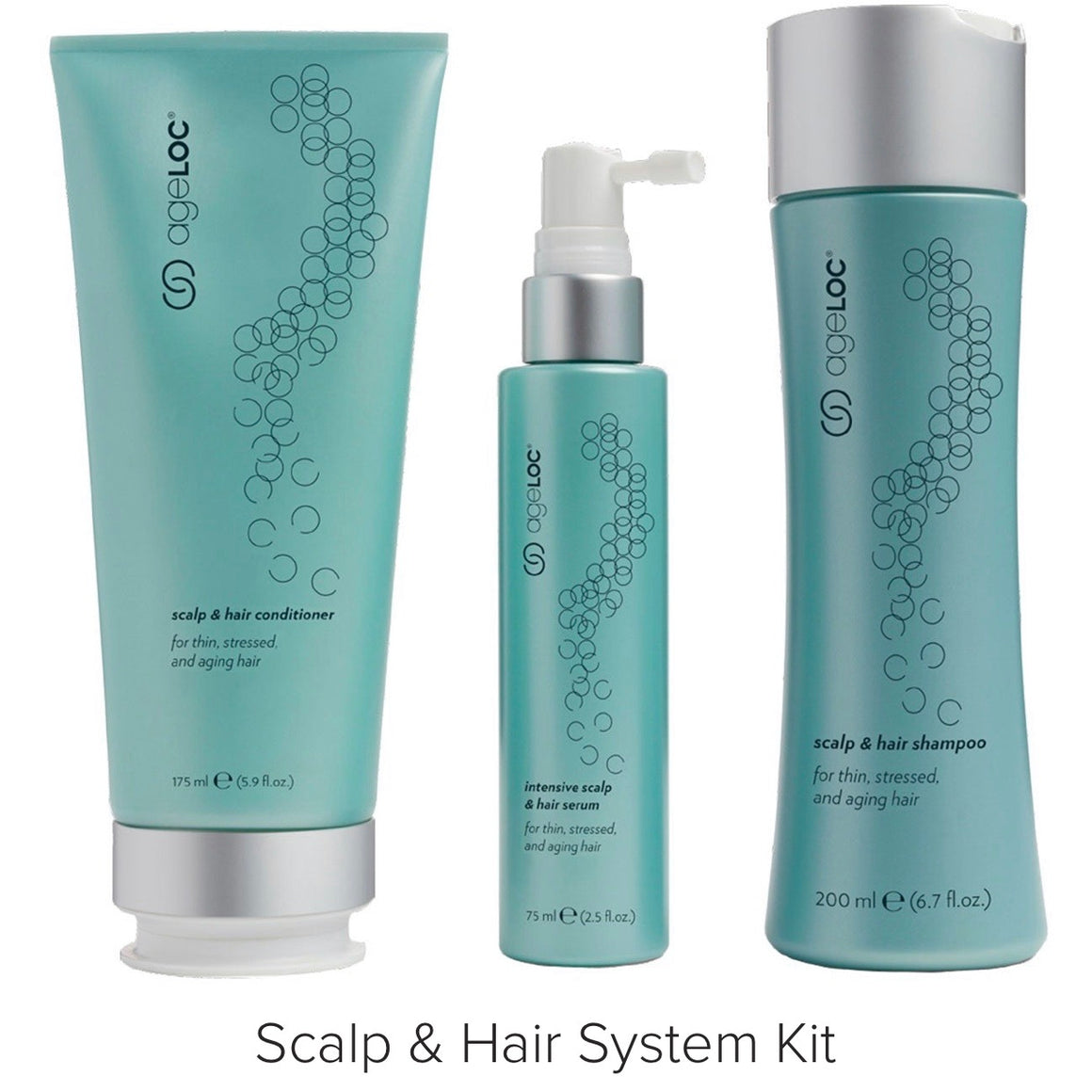 ageLOC Hair System - save $30 and get FREE make up bag!